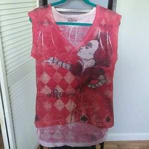 Disney Red Queen Shirt XXL